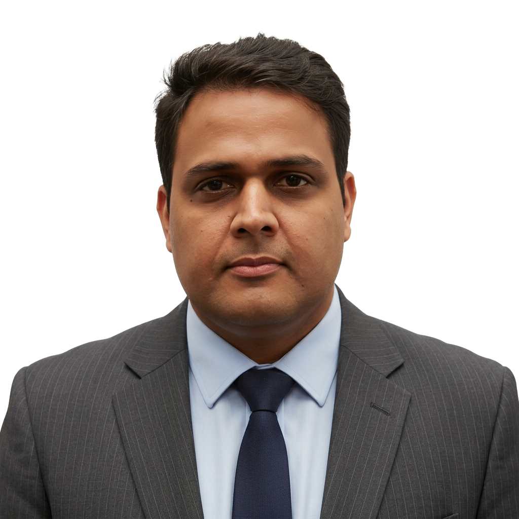 Portrait of Ezhilan Ramarajan, President